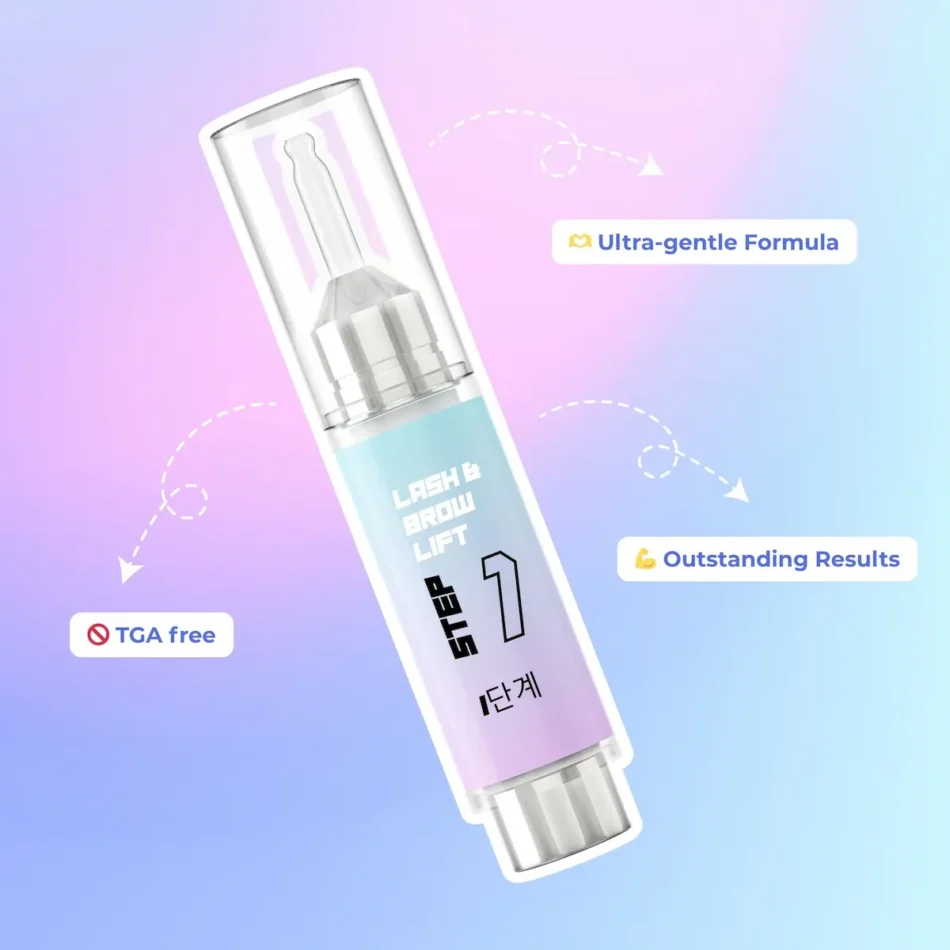 Korean Lash & Brow Lift Lotions | Step 1 & 2