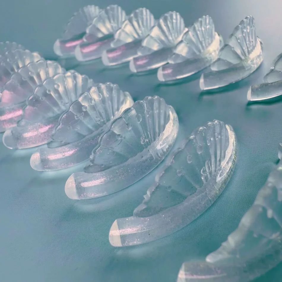 Glitter Shell Lash Lift Pads | 8 Pairs