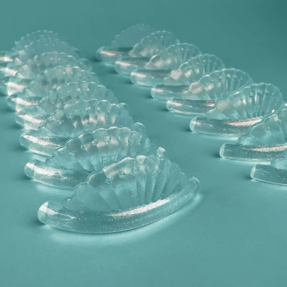 Glitter Shell Lash Lift Pads | 8 Pairs
