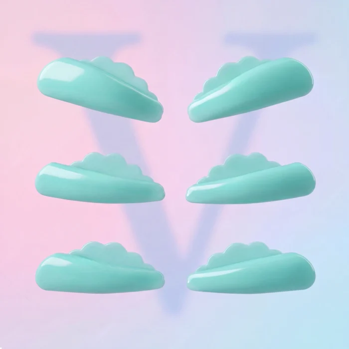 V-Curl Shields | 4 Pairs